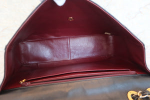 CHANEL Big Matelasse single flap chain shoulder bag Lambskin Black/Gold hadware Shoulder bag 600060009