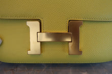 将图片加载到图库查看器，HERMES CONSTANCE3 MINI Epsom leather Lime D刻印 Shoulder bag 800080079
