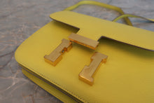 将图片加载到图库查看器，HERMES CONSTANCE3 MINI Epsom leather Lime D刻印 Shoulder bag 800080079
