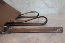 将图片加载到图库查看器，HERMES PICOTIN LOCK MM Clemence leather Etoupe gray D刻印 Hand bag 800030084
