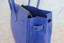 将图片加载到图库查看器，HERMES BIRKIN 35 Epsom leather Blue electric □R刻印 Hand bag 600100196
