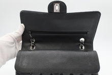 画像をギャラリービューアに読み込む, CHANEL/シャネル マトラッセＷフラップＷチェーンショルダーバッグ キャビアスキン ブラック/シルバー金具 ショルダーバッグ 800100023
