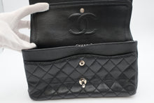 画像をギャラリービューアに読み込む, CHANEL/シャネル マトラッセＷフラップＷチェーンショルダーバッグ キャビアスキン ブラック/シルバー金具 ショルダーバッグ 800100023
