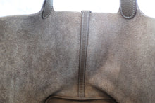 将图片加载到图库查看器，HERMES PICOTIN LOCK MM Clemence leather Etoupe gray D刻印 Hand bag 800030084
