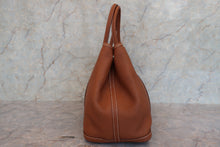 将图片加载到图库查看器，HERMES  GARDEN PARTY PM Negonda leather Gold □K刻印 Tote bag 700100167
