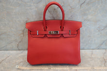 将图片加载到图库查看器，HERMES BIRKIN 25 Epsom leather Rouge garance □I刻印 Hand bag 600080157
