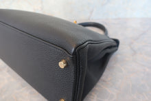 将图片加载到图库查看器，HERMES KELLY 28 Togo leather Black □I刻印 Shoulder bag 700120062
