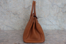 将图片加载到图库查看器，HERMES BIRKIN 30 Togo leather Gold □Q刻印 Hand bag 800020085
