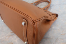 将图片加载到图库查看器，HERMES BIRKIN 30 Togo leather Gold □Q刻印 Hand bag 800020085
