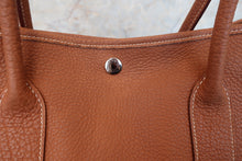 将图片加载到图库查看器，HERMES  GARDEN PARTY PM Negonda leather Gold □K刻印 Tote bag 700100167
