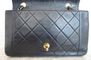 CHANEL/シャネル ダイアナマトラッセチェーンショルダーバッグ ラムスキン ネイビー/ゴールド金具 ショルダーバッグ 700060189