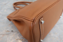 将图片加载到图库查看器，HERMES BIRKIN 30 Togo leather Gold □Q刻印 Hand bag 800020085
