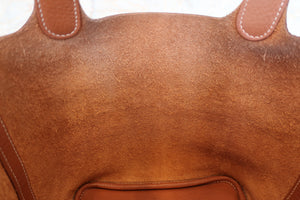 HERMES／エルメス ピコタンロックＰＭ トリヨンクレマンス ゴールド X刻印 ハンドバッグ 700090138