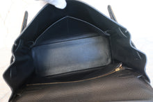 将图片加载到图库查看器，HERMES KELLY 28 Togo leather Black □I刻印 Shoulder bag 700120062
