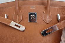 将图片加载到图库查看器，HERMES BIRKIN 30 Togo leather Gold □Q刻印 Hand bag 800020085
