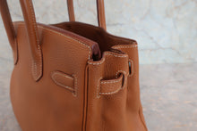 将图片加载到图库查看器，HERMES BIRKIN 30 Togo leather Gold □Q刻印 Hand bag 800020085
