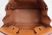 将图片加载到图库查看器，HERMES BIRKIN 30 Togo leather Gold □Q刻印 Hand bag 800020085
