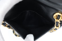 画像をギャラリービューアに読み込む, CHANEL/シャネル ココマークチェーンショルダーバッグ ラムスキン ブラック/ゴールド金具 ショルダーバッグ 800100022
