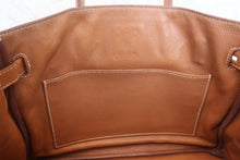 将图片加载到图库查看器，HERMES BIRKIN 30 Togo leather Gold □Q刻印 Hand bag 800020085
