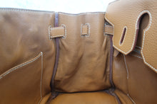 将图片加载到图库查看器，HERMES BIRKIN 30 Togo leather Gold □Q刻印 Hand bag 800020085
