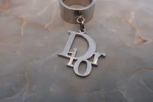Load image into Gallery viewer, Christian Dior Logo ring Silver plated Silver Ring 31050025
