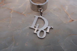 Christian Dior Logo ring Silver plated Silver Ring 31050025