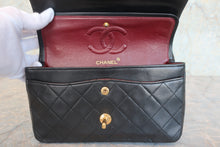 画像をギャラリービューアに読み込む, CHANEL/シャネル マトラッセＷフラップＷチェーンショルダーバッグ ラムスキン ブラック/ゴールド金具 ショルダーバッグ 800080152
