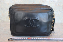 画像をギャラリービューアに読み込む, CHANEL/シャネル ココマークフリンジチェーンショルダーバッグ ラムスキン ブラック/ゴールド金具 ショルダーバッグ 800050108
