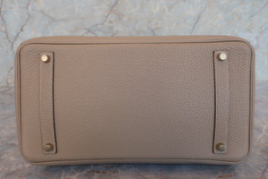HERMES／エルメス バーキン35 トゴ トゥルティエールグレー □L刻印 ハンドバッグ 700080079