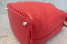 将图片加载到图库查看器，HERMES PICOTIN LOCK PM Clemence leather Rouge casaque C刻印 Hand bag 600090201
