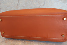 将图片加载到图库查看器，HERMES KELLY 35 Clemence leather Cognac □B刻印 Shoulder bag 600100226
