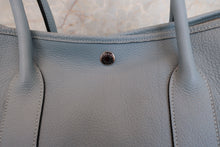 将图片加载到图库查看器，HERMES  GARDEN PARTY PM Negonda leather Ciel □M刻印 Tote bag 700100208
