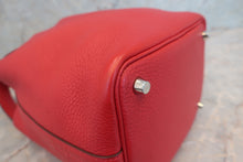 将图片加载到图库查看器，HERMES PICOTIN LOCK PM Clemence leather Rouge casaque C刻印 Hand bag 600090201
