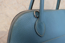 將圖片載入圖庫檢視器 HERMES／エルメス ボリード31 トリヨンクレマンス ブルージーン □I刻印 ショルダーバッグ 800020150

