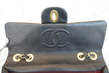 将图片加载到图库查看器，CHANEL/香奈儿 大号CF 单盖 链条包 羊皮 Black/Gold hadware(黑色/金色金属) 肩背包 700060192
