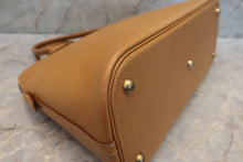 Load image into Gallery viewer, HERMES BOLIDE 35 Ardennes leather Natural 〇Z Engraving Shoulder bag 600080164
