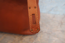 将图片加载到图库查看器，HERMES KELLY 35 Clemence leather Cognac □B刻印 Shoulder bag 600100226
