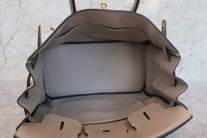 HERMES／エルメス バーキン35 トゴ トゥルティエールグレー □L刻印 ハンドバッグ 700080079