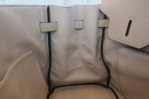 HERMES／エルメス バーキン35 トゴ トゥルティエールグレー □L刻印 ハンドバッグ 700080079