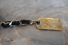 Load image into Gallery viewer, CHANEL Matelasse chain tote bag Lambskin Black/Gold hadware Tote bag 800080126
