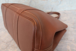 HERMES／エルメス ガーデンパーティPM ネゴンダ ブラウン □K刻印 トートバッグ 700090141