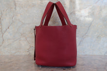 Load image into Gallery viewer, HERMES PICOTIN LOCK PM Clemence leather Ruby □R Engraving Hand bag 700120031

