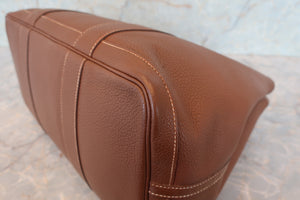 HERMES／エルメス ガーデンパーティPM ネゴンダ ブラウン □K刻印 トートバッグ 700090141