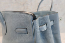画像をギャラリービューアに読み込む, HERMES／エルメス バーキン35 トリヨンクレマンス シエル □N刻印 ハンドバッグ 700070015
