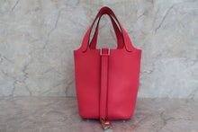 将图片加载到图库查看器，HERMES PICOTIN LOCK PM Clemence leather Rose extreme D刻印 Hand bag 600090224
