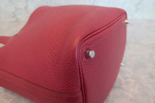 Load image into Gallery viewer, HERMES PICOTIN LOCK PM Clemence leather Ruby □R Engraving Hand bag 700120031
