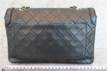 将图片加载到图库查看器，CHANEL/香奈儿 CF 单盖 链条包 羊皮 Black/Gold hadware(黑色/金色金属) 肩背包 600070015
