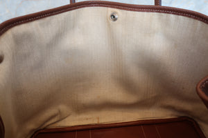 HERMES／エルメス ガーデンパーティPM ネゴンダ ブラウン □K刻印 トートバッグ 700090141