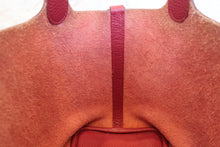 Load image into Gallery viewer, HERMES PICOTIN LOCK PM Clemence leather Ruby □R Engraving Hand bag 700120031
