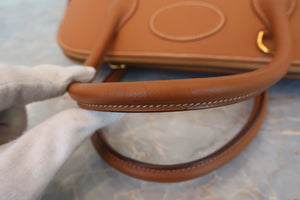 HERMES／エルメス ボリード35 クシュベル ゴールド 〇X刻印 ハンドバッグ 700080080
